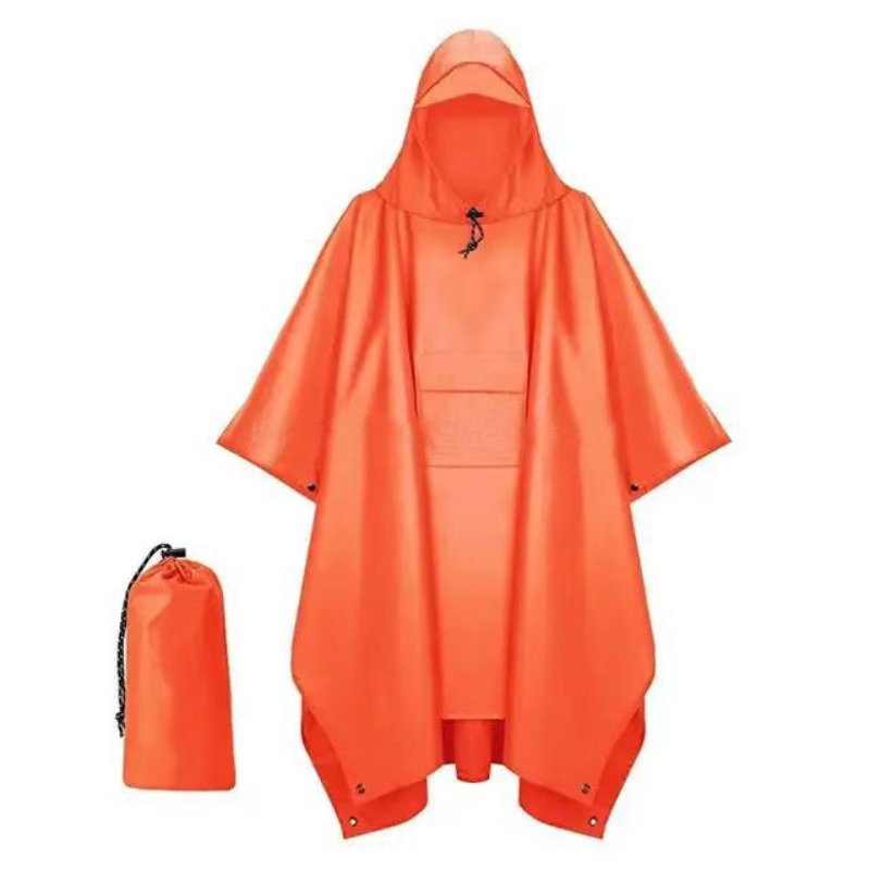 Camping Rain Poncho - Manteau imperméable militaire 3 en 1