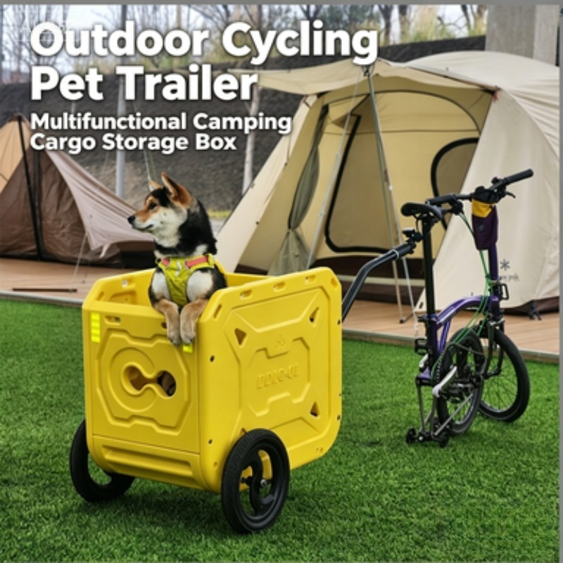 Outdoor Camping Trolley - Remorque de vélo ZONGYAN multi-usage, pliable,