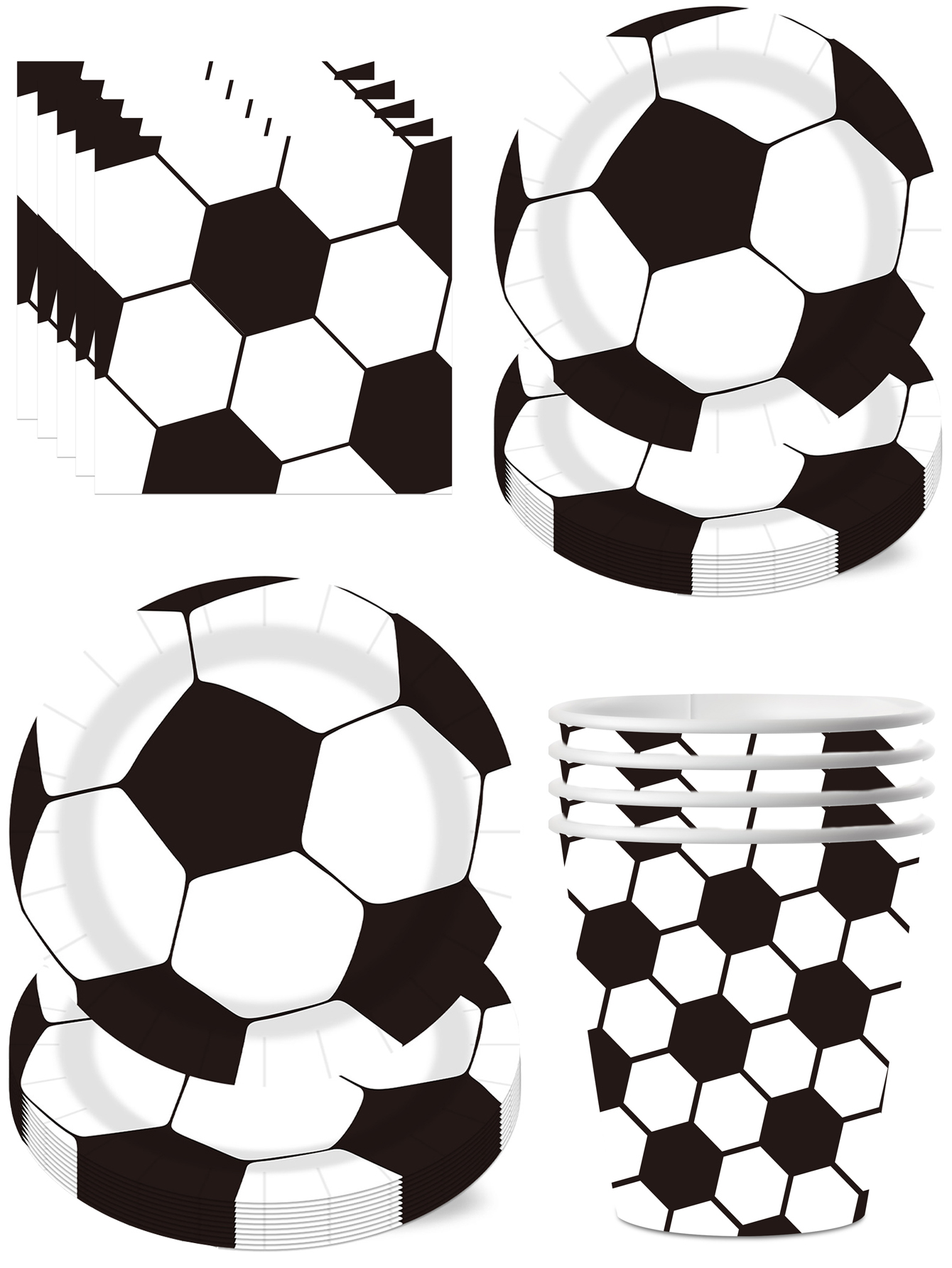 Outdoor Camping Dining Set - Fête sur le thème du football,