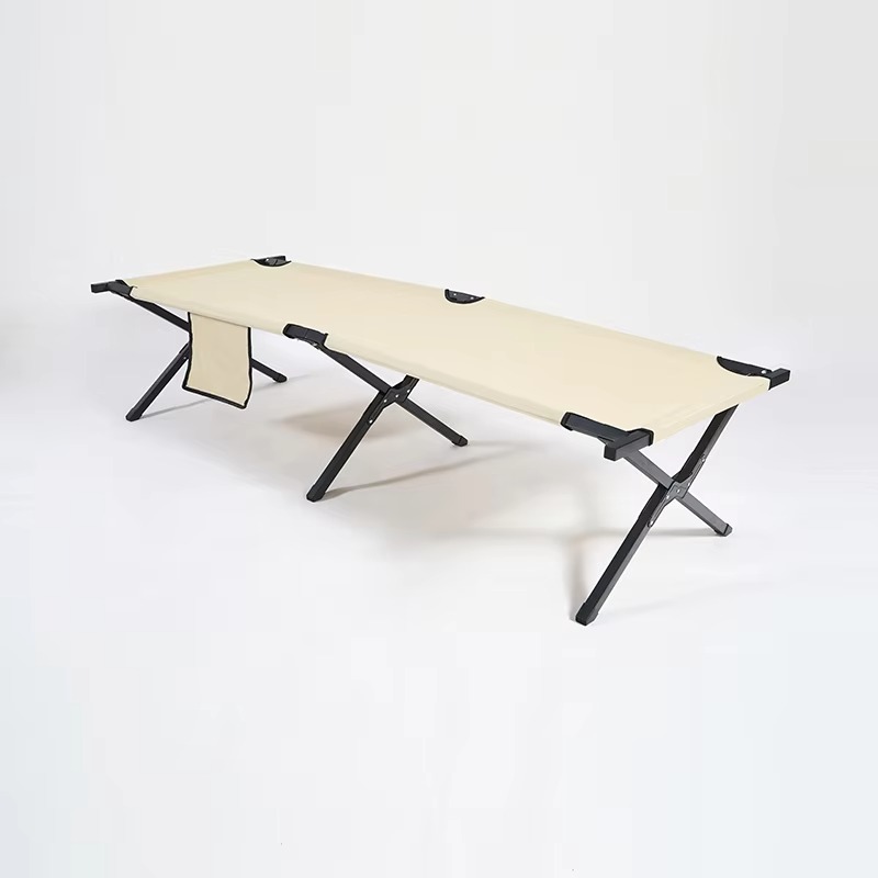 Bed Outdoor Camping - Lit pliant de luxe en aluminium