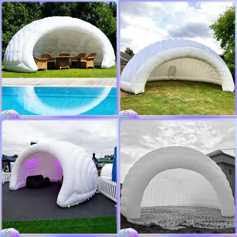 Outdoor Camping Exhibition - Tente dôme gonflable légère, abri de