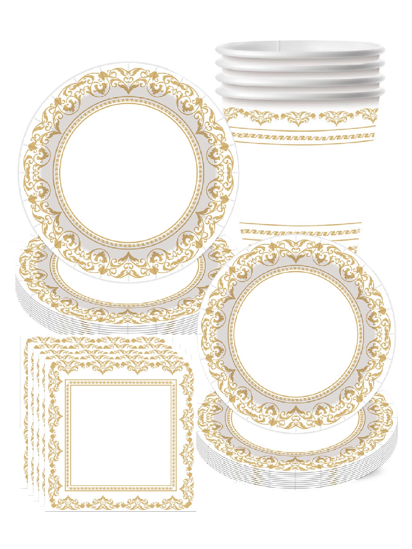 Assiettes, gobelets et serviet - Outdoor Camping Dining Set avis et prix