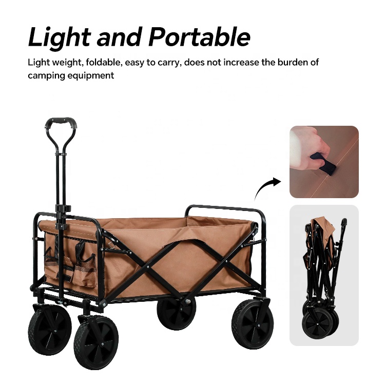 Chariot de pêche pliable HOMFU - Outdoor Camping Trolley avis et prix
