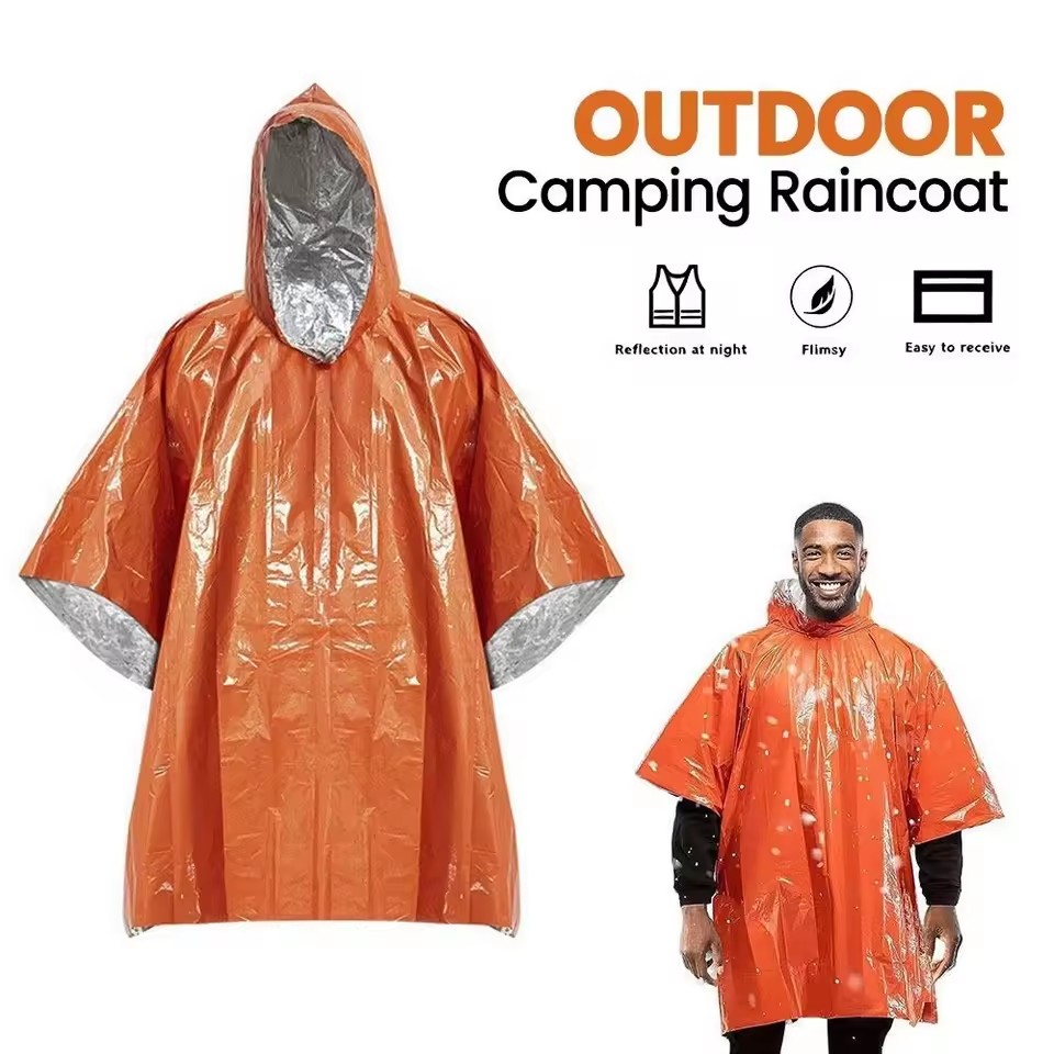 1 pièce/2 pièces : poncho de p - Camping Rain Poncho avis et prix
