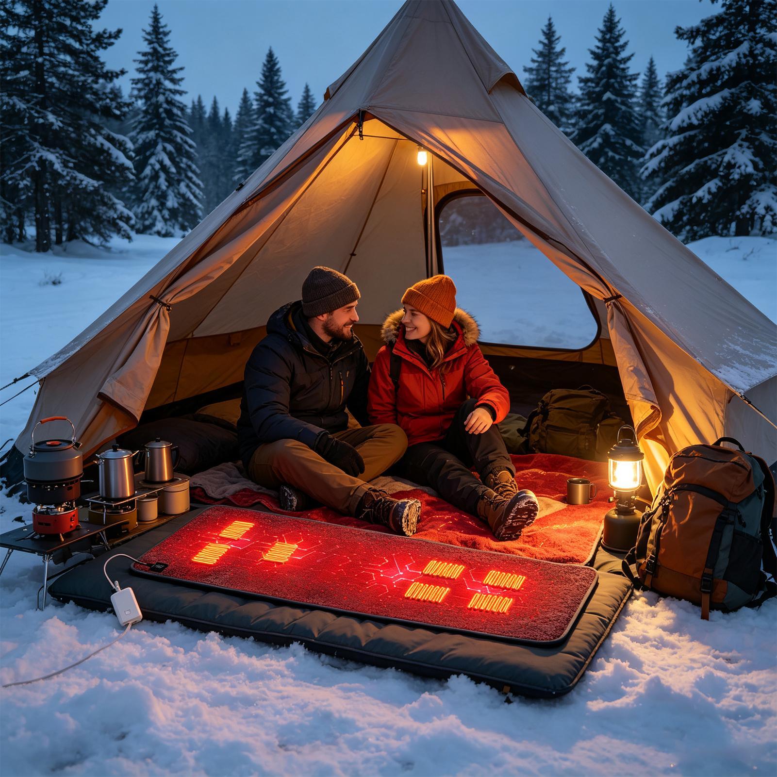 7 zones chauffantes, chaise de - Outdoor Camping Rugs avis et prix