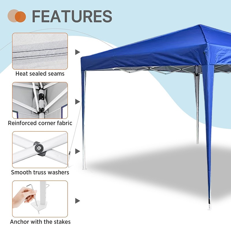 Tente pliante à quatre côtés,  - Outdoor Camping Exhibition avis et prix