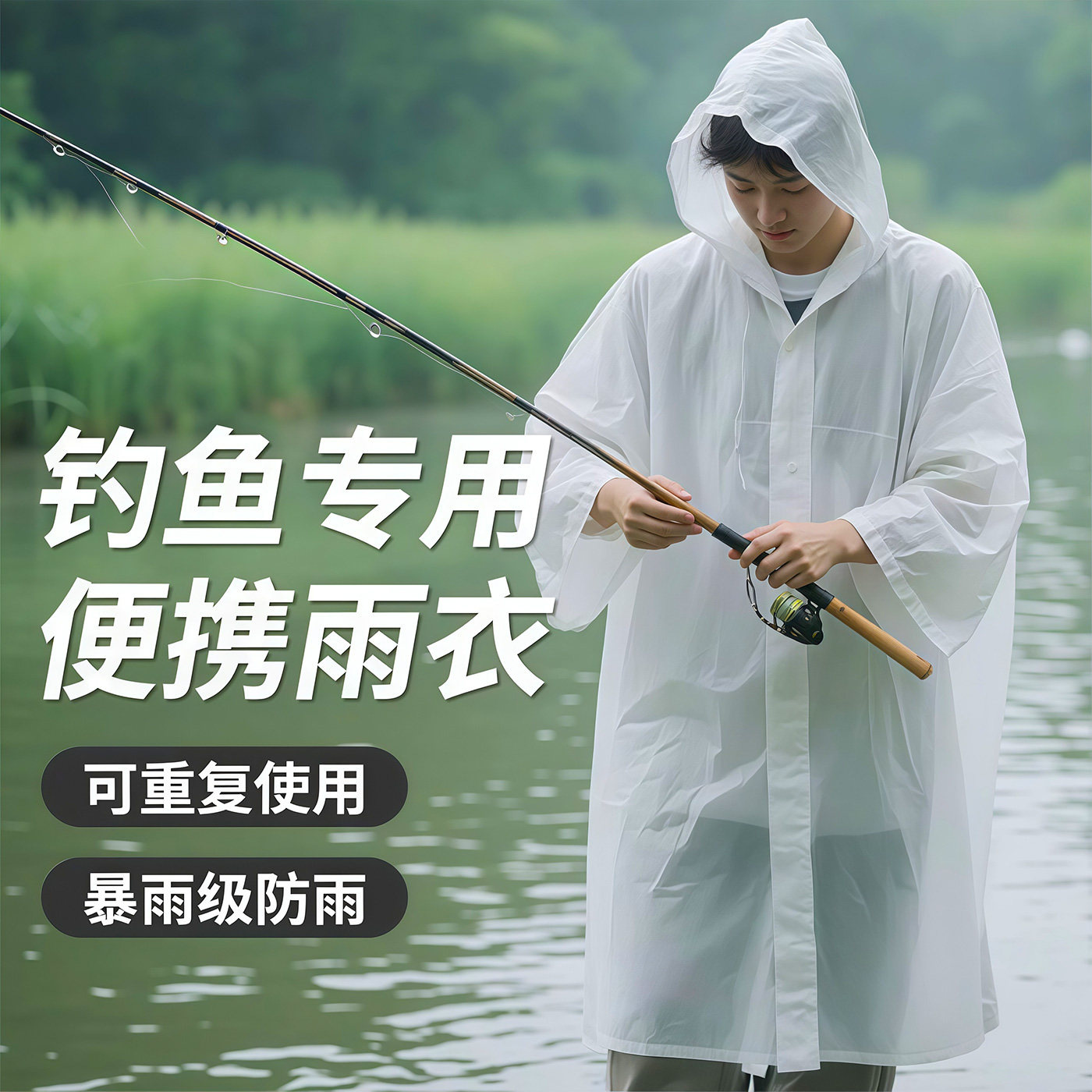 Imperméable EVA réutilisable,  - Camping Rain Poncho avis et prix