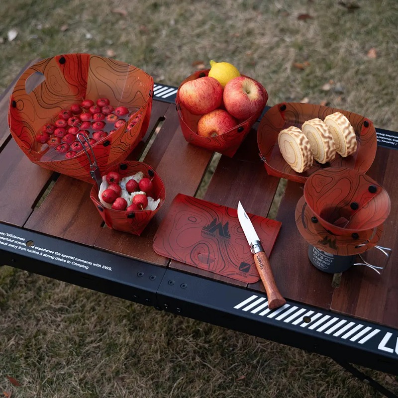 Vaisselle de Camping pliable,  - Outdoor Camping Dining Set avis et prix